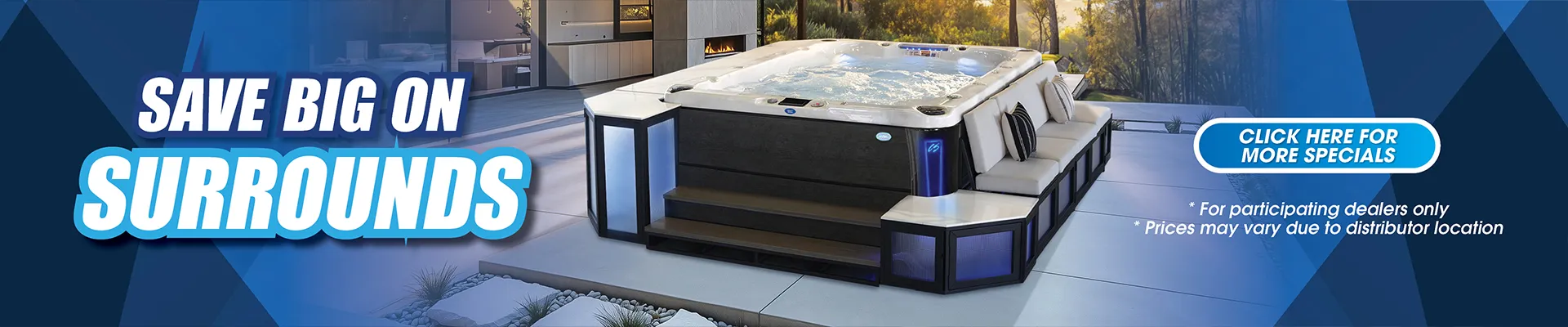 Calspas hot tub being used in a family setting - Kettering