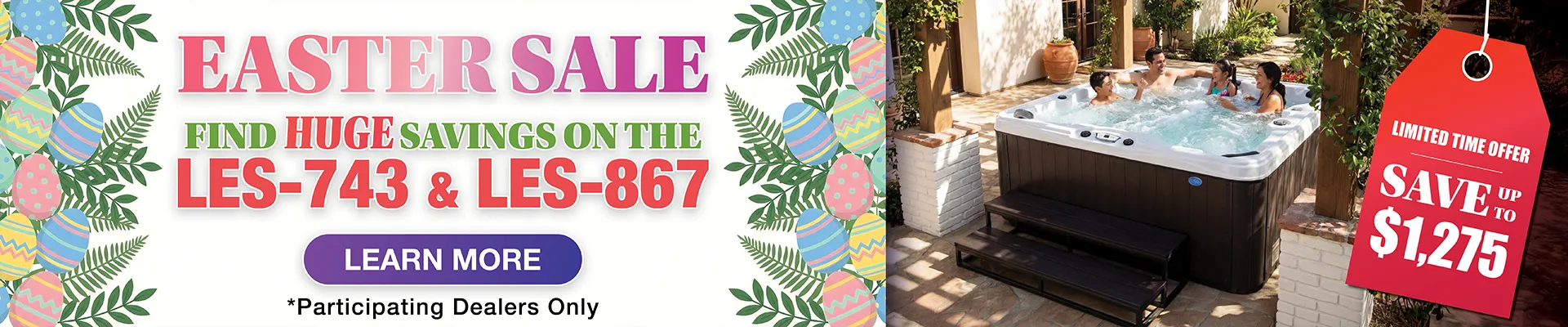 Calspas hot tub being used in a family setting - Kettering