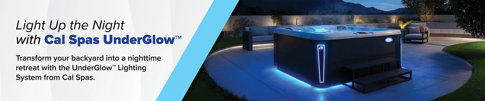 Calspas hot tub being used in a family setting - Kettering