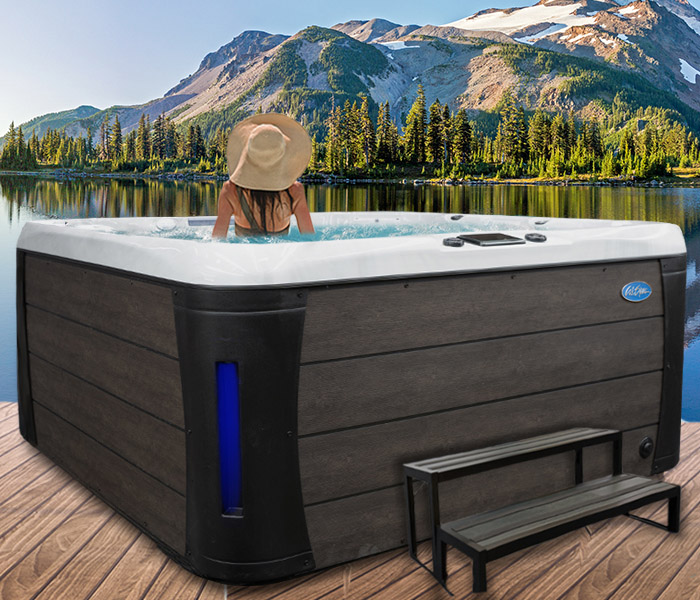 Calspas hot tub being used in a family setting - hot tubs spas for sale Kettering